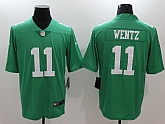 Nike Philadelphia Eagles #11 Carson Wentz Green Vapor Untouchable Player Limited Jersey,baseball caps,new era cap wholesale,wholesale hats